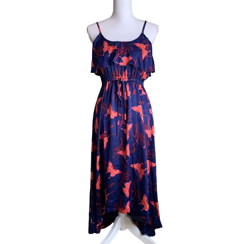 Express Ruffle Spaghetti strap With Butterfly Print Size XS